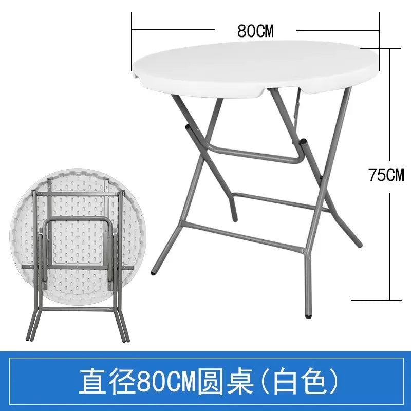 Modern Minimalist Folding Dining Table for Home Office Conference Space-Saving Multi-Function Table for Small Apartments