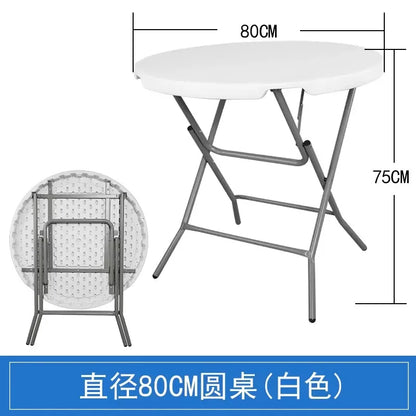 Modern Minimalist Folding Dining Table for Home Office Conference Space-Saving Multi-Function Table for Small Apartments