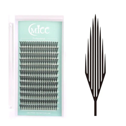 Comic Spire Eyelash Extension Lightweight Feather Premade Fans Eyelashes Extension Tower Top Soft Natural Makeup Lashes