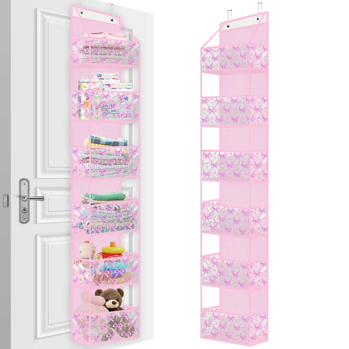 Over The Door Hanging Organizer Cosmetics Wall Hanging Storage Organizer Bag Organizerfor Nursery Bathroom Closet Bedroom Dorm