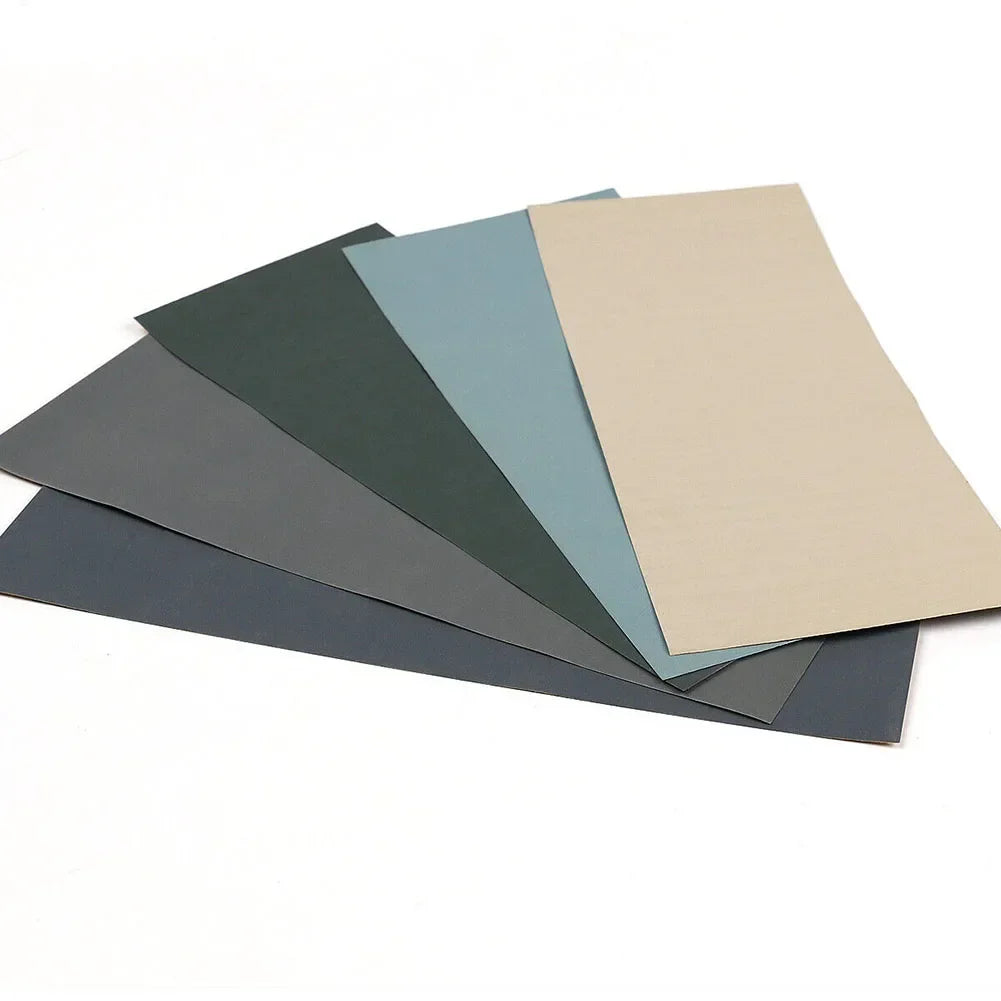 5Pcs Sandpaper 2000 2500 3000 5000 7000 Mixed Grits Sand Paper Water/Dry Sanding Paper Abrasive Tool