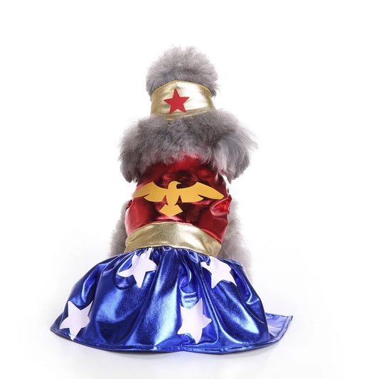 Pet Cloth Halloween Eagle Skirt Costume Christmas Creative Funny Novelty Dress-Up Dog Clothing Transformation Outfit