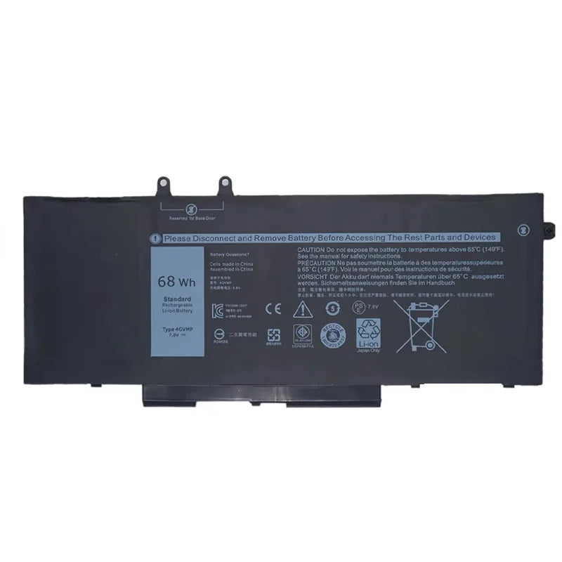 Brand New 4GVMP 7.6V 68Wh Laptop Battery for Dell Latitude 5400 5410 5500 5510 Precision 3540 3550 Notebook Battery