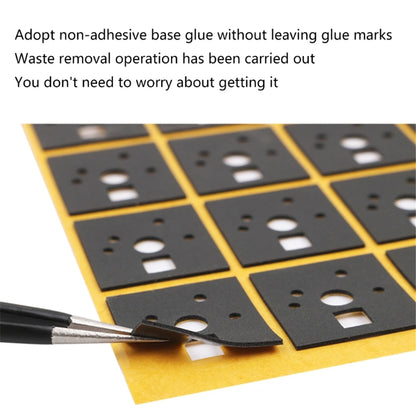 120 Pieces Mechanical Keyboard Switch Sticker Noise Dampener Foam Sound Reduction Insulation Film for Switch Stabilizer