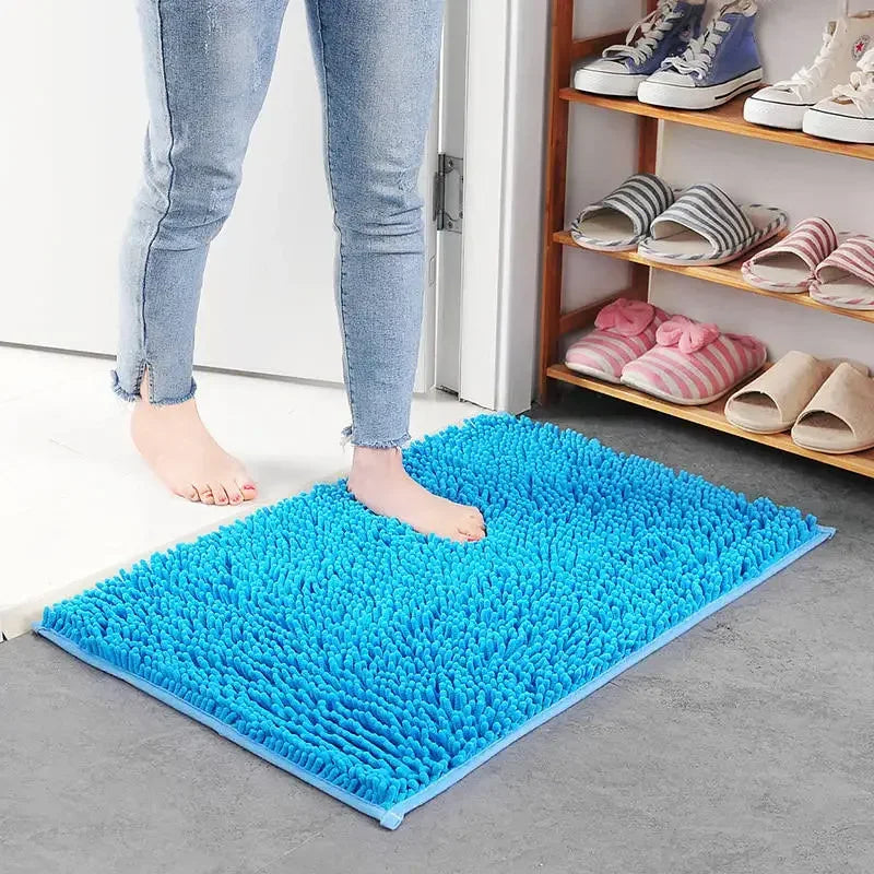 Rectangular Floor Door Mat Carpet, 40X60cm, Soft, Non - Slip, Bathroom, Floor Door Mat, Dirt Barrier