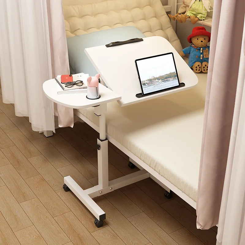 Simple notebook computer desk, computer desk on bed, mobile floor lift bedside table