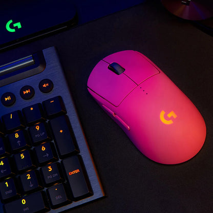 Logitech G PRO X Superlight Wireless Gaming Mouse 16K DPI Sensor Pink Wireless Gaming Mouse 25K HERO Mechanical Gaming Mouse