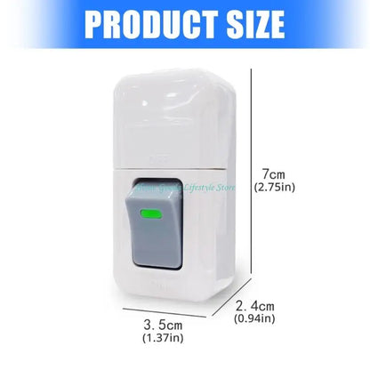 E74E Sturdy Bedside Control Switches to Easily Operations High Power Devices Like Fan and Light During Nighttimes Rest