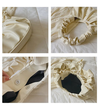 Cloud Pleated Handlebags Designer Handbag Women's Single Crossbody Dumpling Tote Armpit Bag Shopping Shoulder Bags Underarm Bag