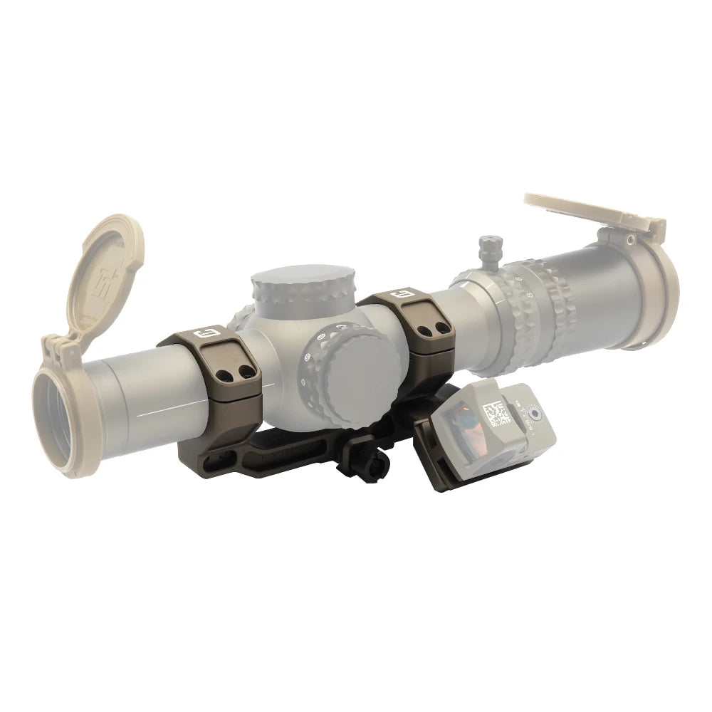 COMM C1 Modular Mount 1.54"/1.70" Optical Centerline Height 30/34mm Ring Size ScopeMount With Offset Optic Adapter