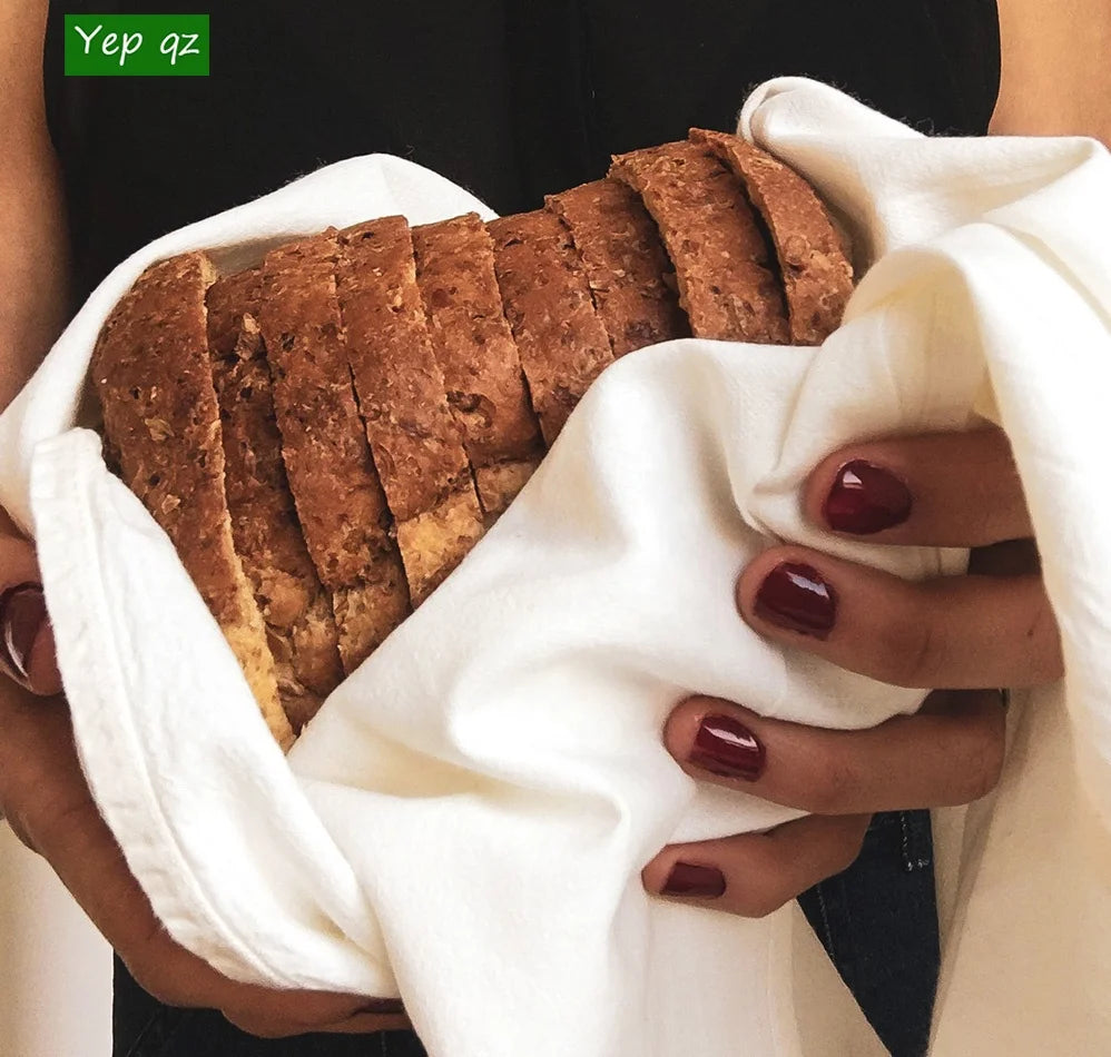 Standrad sizes tea towels 50 x70cm flour sack kitchen towels 3pcs / set cleaning cloth soft cotton dish towels