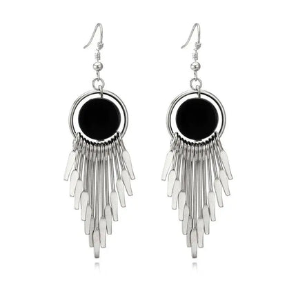 Classic Chain Earrings Vintage Long Earrings Ladies Fashionable Alloy Earrings