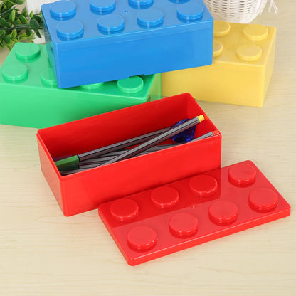 storage box Creative Storage Box Building Block Shapes Plastic Saving Space Box Superimposed Desktop Handy Office Supplies