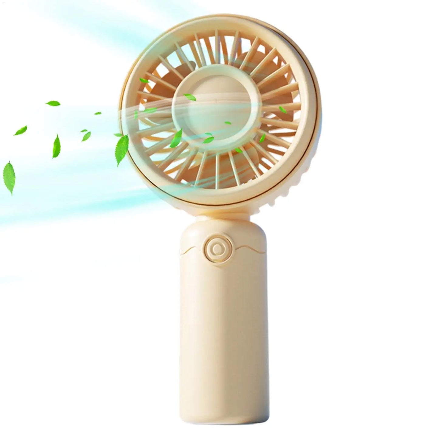 Portable Handheld Personal Fan 3 Adjustable Speed Quiet USB Rechargeable Cooling Fan Ideal For Indoor Outdoor Home Office School