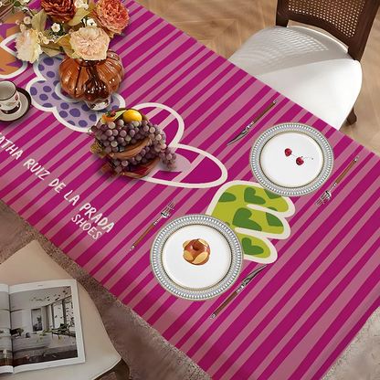 Agatha Ruiz De La Prada Home Tablecloths Dining Decoration And Rectangular Table Accessories Waterproof Cloth Anti-stain