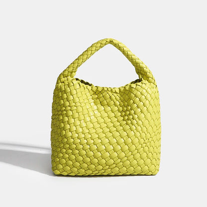 Designer bag Luxury 2025 woman bag Brand New Product PU Small size hand-woven bucket bag High quality Women's handbag