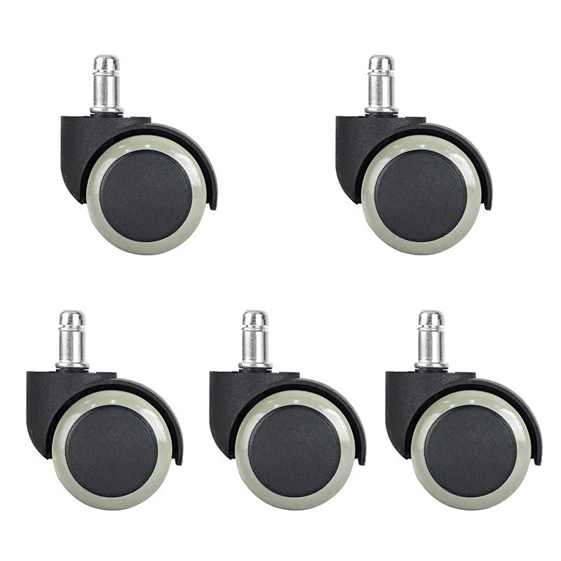 5pcs 2 inch Universal Swivel Caster Wheels Replacement Gaming Chair Office Chair Casters Trolley Rollers Furniture Hardware
