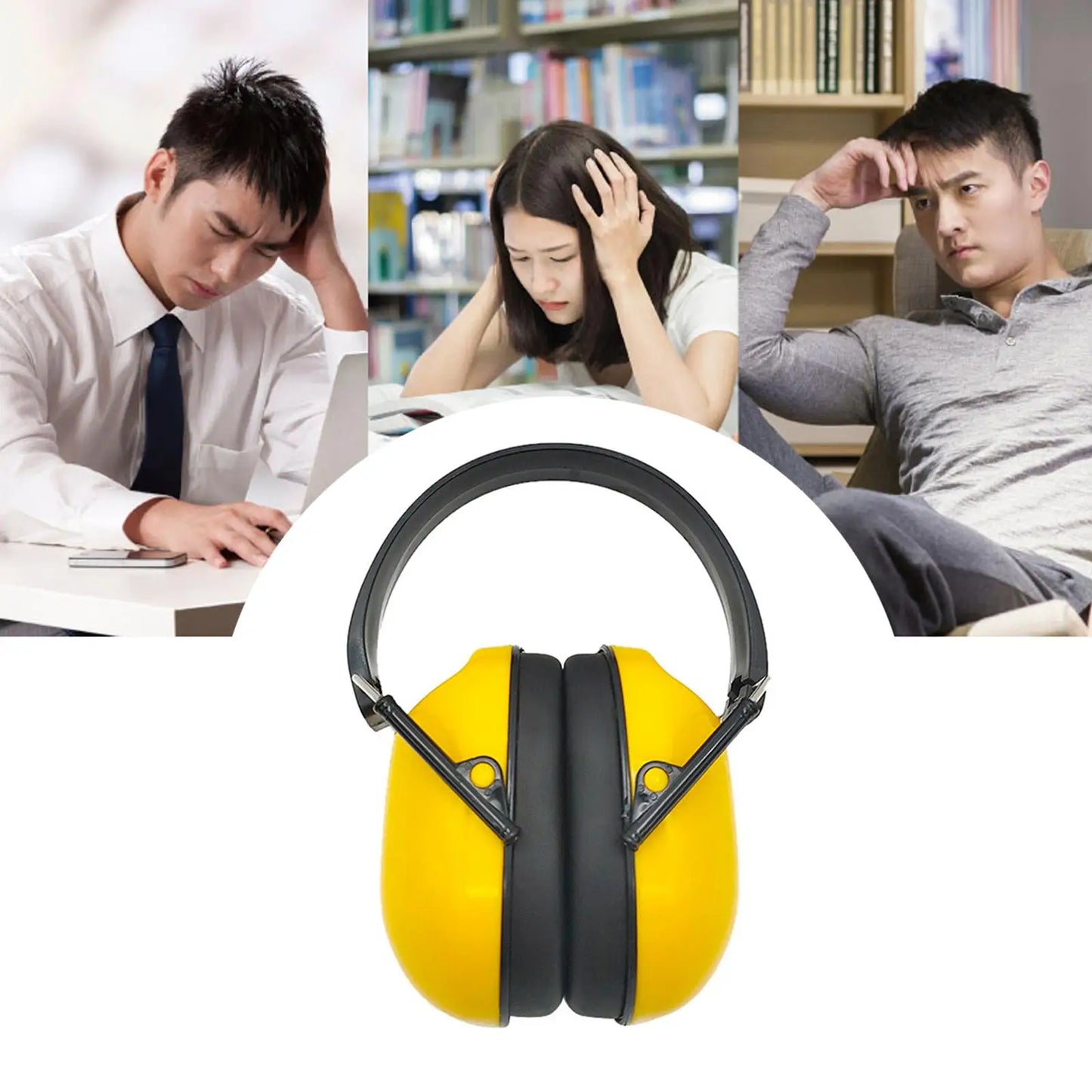 Ear Muffs Hearing Protection Noise Cancelling Headphones Foldable Earplugs Ear Defenders for Loud Airports Racing woodworking