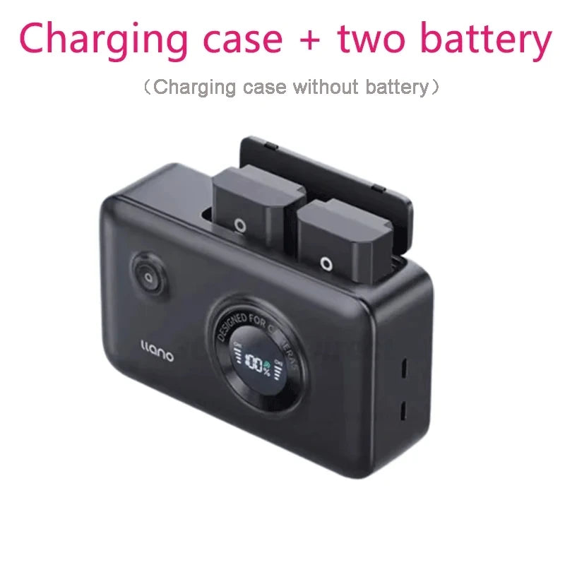 LLANO NP-FZ100 Camera Battery Fast Charging Box For Sony a7m4 for Sony a7m3 A7c A7R3 A7R4 7RM3 A9M2 DSLR Cameras