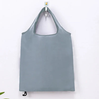 Foldable Shopping Bag Reusable Travel Grocery Bag Eco-Friendly One Shoulder Handbag For Travel Cartoon Cactus Printing Tote Bag