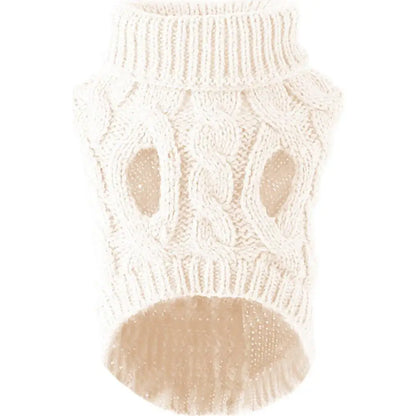 Pet Dog Sweater Small Dog Clothes Fashion Autumn Winter Solid Knitting Warm Comfort Clothing Cat Puppy Clothes Costume