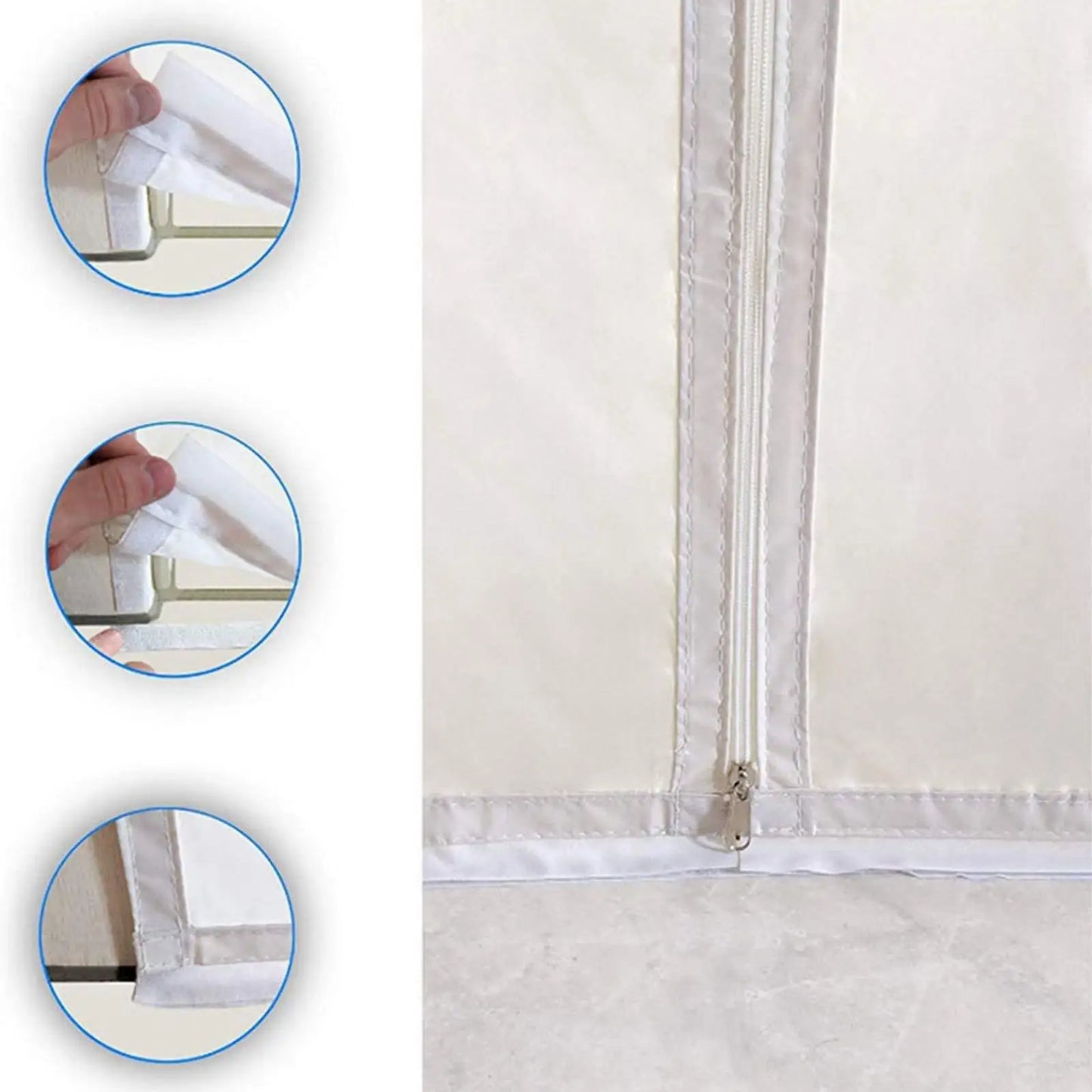 Screen Door Seal for Portable Air Conditioner Sliding Door Vent for Office