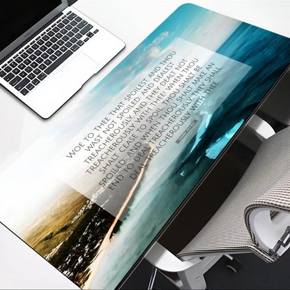 Bible Verse     Mouse Pad Game mouse pad face gamer desk pad mouse pad carpet accessories table pad