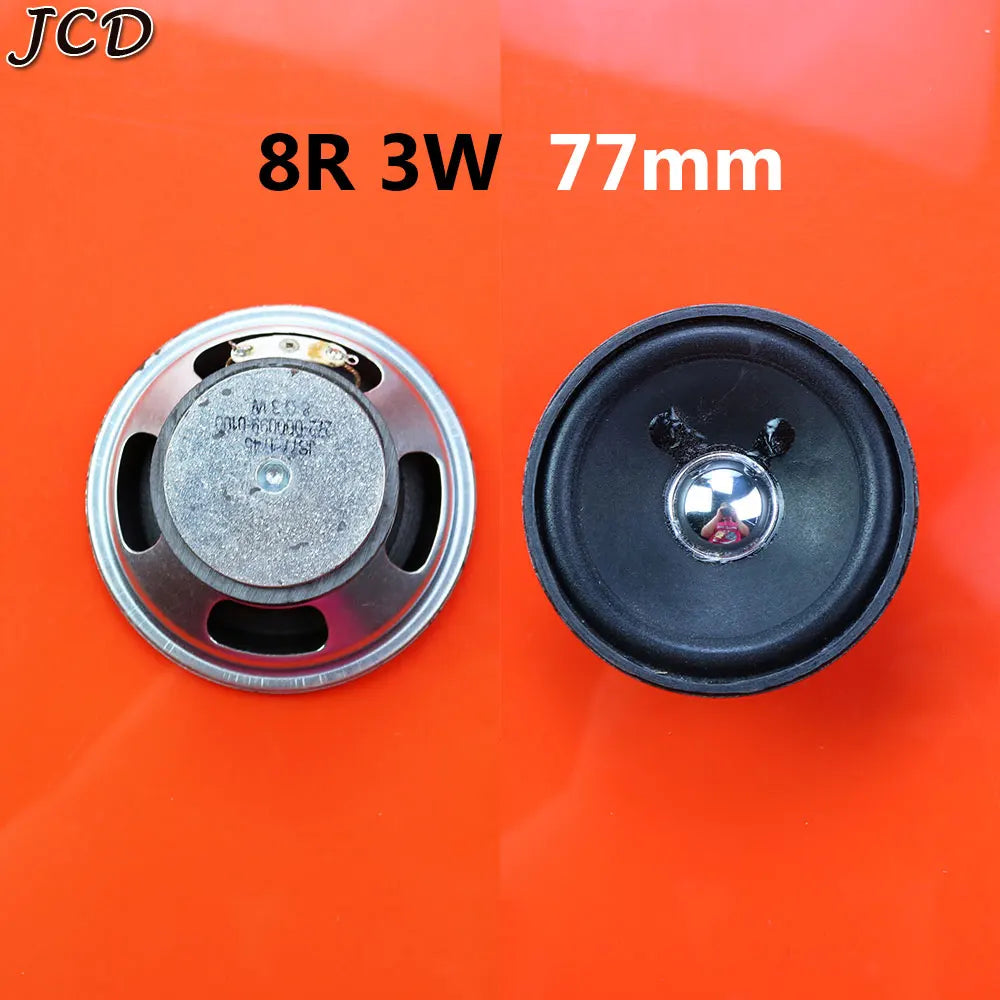 JCD 1Piece 8 ohm 8R 0.5W 1W 2W 3W 5W 0.5 1 2 3 5 watt LoudSpeaker  Diameter 50mm 57mm 66mm 77mm Speaker