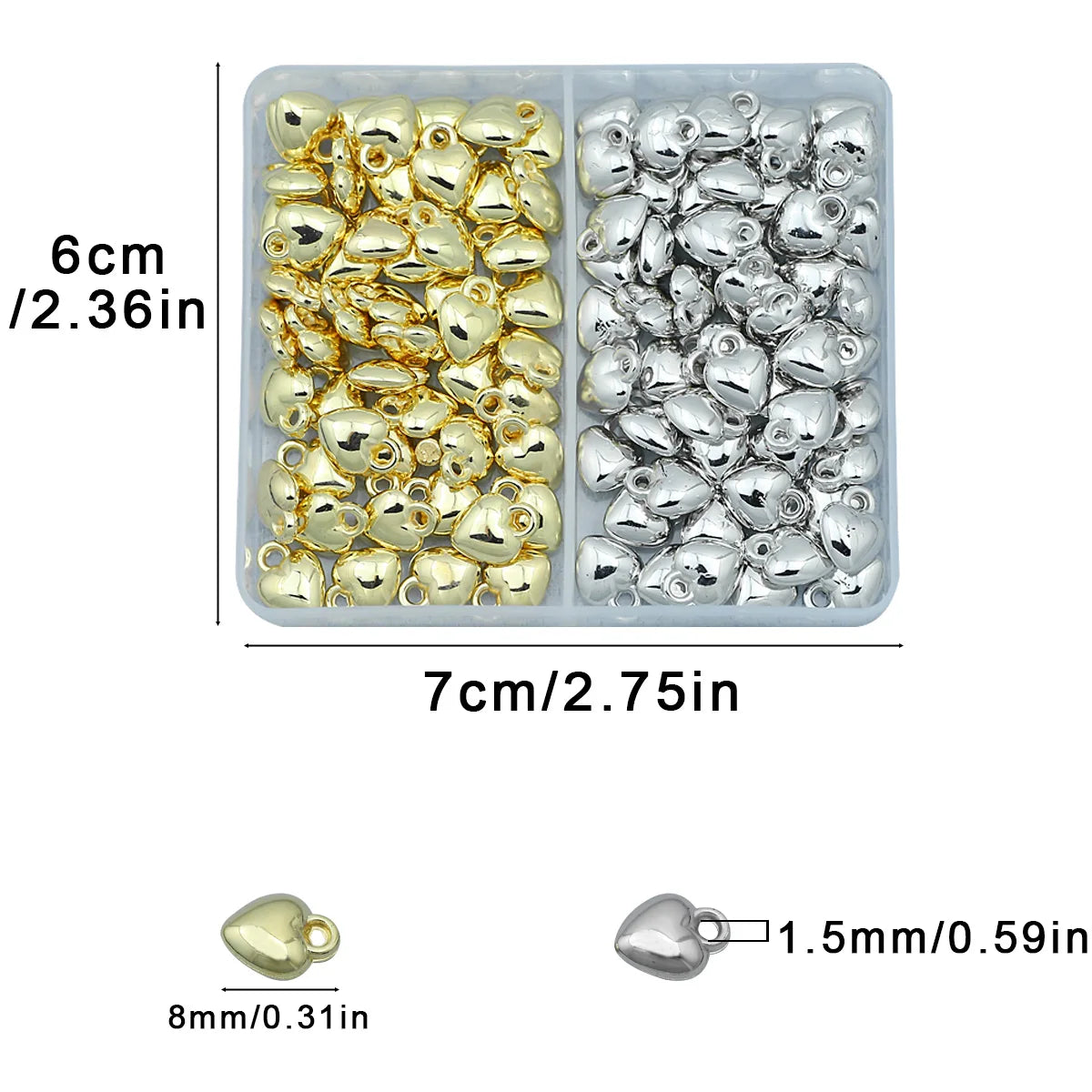 CCB Craft Kits A Variety of Styles Sizes—Handmade DIY Jewelry Making Materials Accessories for Bracelets Necklaces Other Jewelry