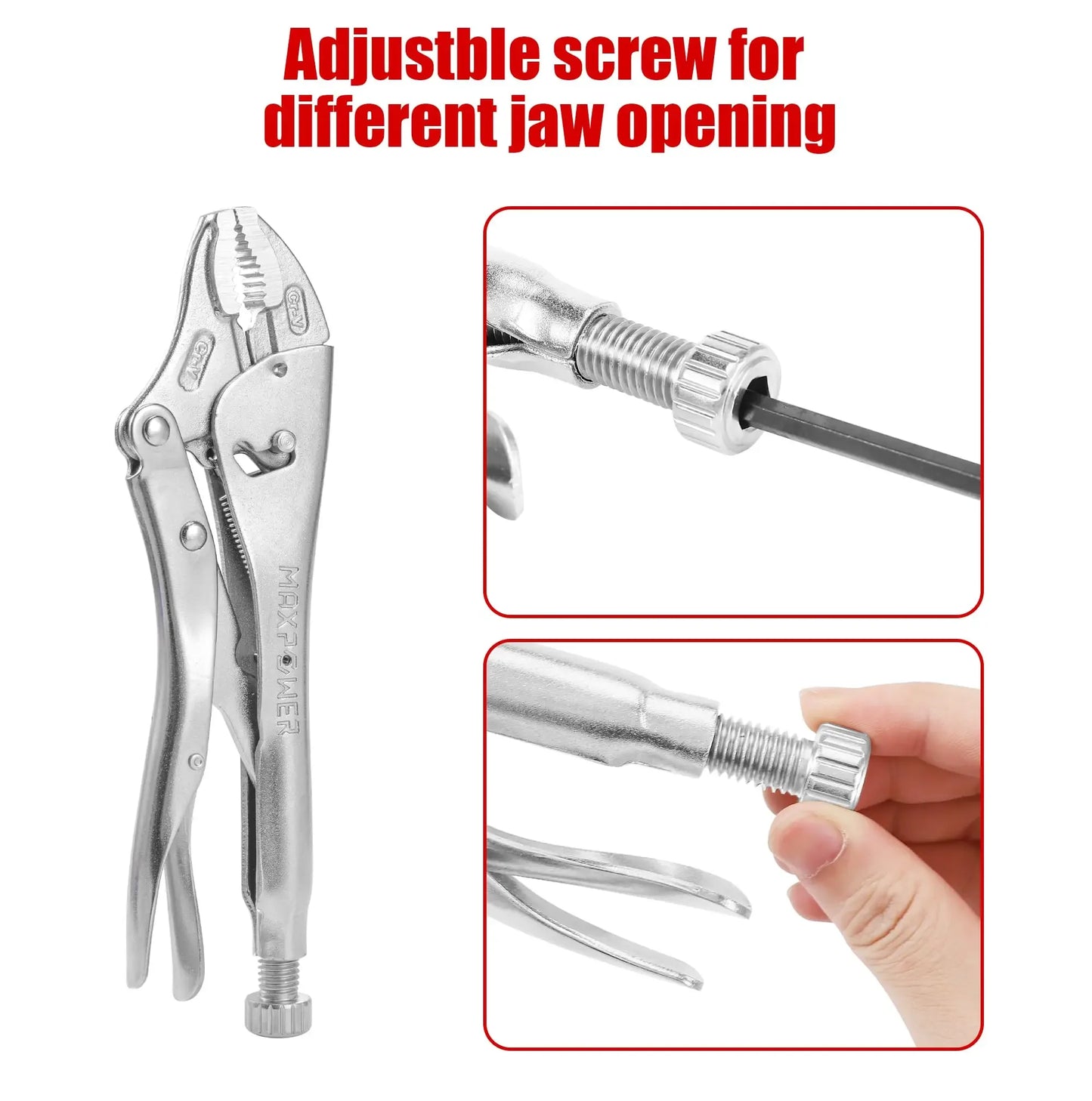 2025 Powerful Pliers, Multifunctional Pressure Pliers, Heavy-duty Tools, Industrial Grade Circular Mouth Force Wrench, C- type