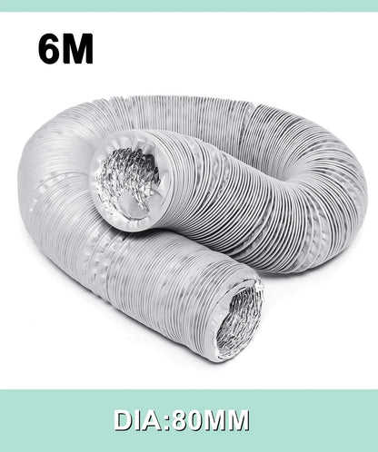 80mm/100mm/110mm/130mm/150mm Portable Air Conditioner Exhaust Vent Pipe Flexible Air Conditioner Exhaust Pipe Vent Hose Outlet