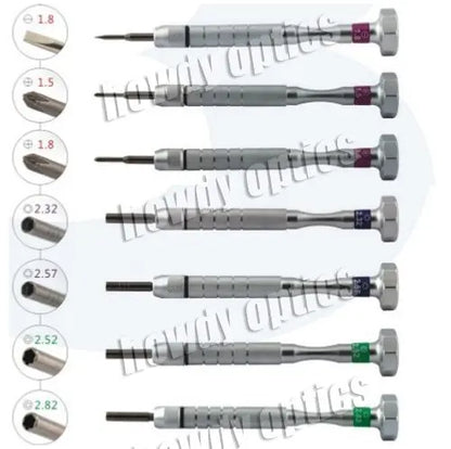 7pcs screwdriver,professional screwdriver set with swivel stand,easy to use,available for glasses,watches etc
