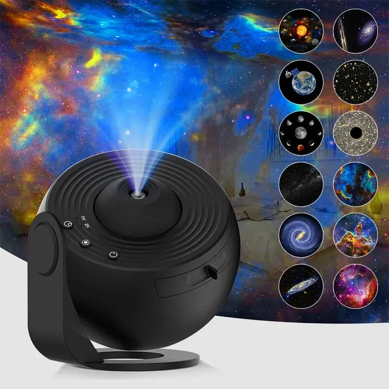 Galaxy Projector  Night Light Star Projector Light Projector for Bedroom 13 Film Discs Planetarium Projector for Kids