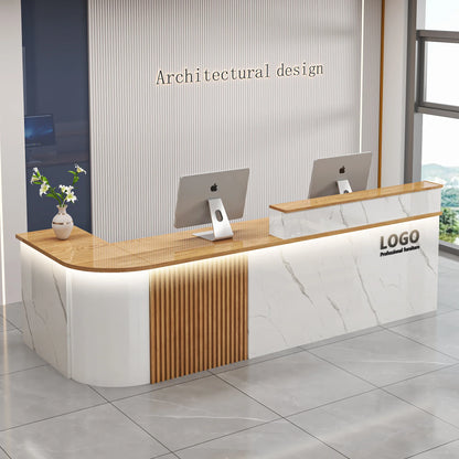 Professional Office Bar Counter Simple Luxury Beauty Design Reception Desk Modern Salon Bancone Bar Lusso Commercial Furniture