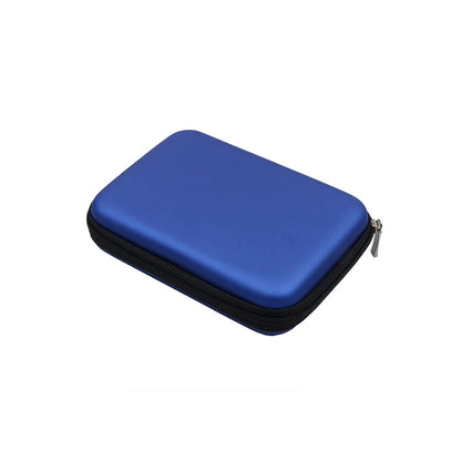 Case Cover for 2.5'' HDD Hard Disk Portable Small Storage Case Zipper Carrying Pouch Bag Box for Earphone Headphone Date Cable