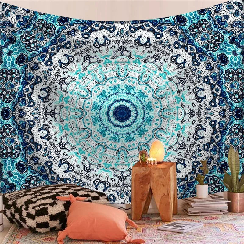 Mandala Bohemian Yoga Mat Beach Towel Shawl Blanket Indian Wall Hanging Tapestry Bohemian Mandala Tapisserie Decoration Mural