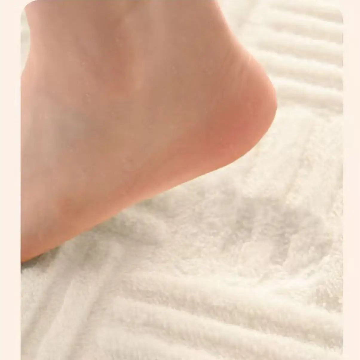 Thickened absorbent striped floor mat solid color bathroom carpet bedroom comfortable cotton velvet non-slip mat entrance mat