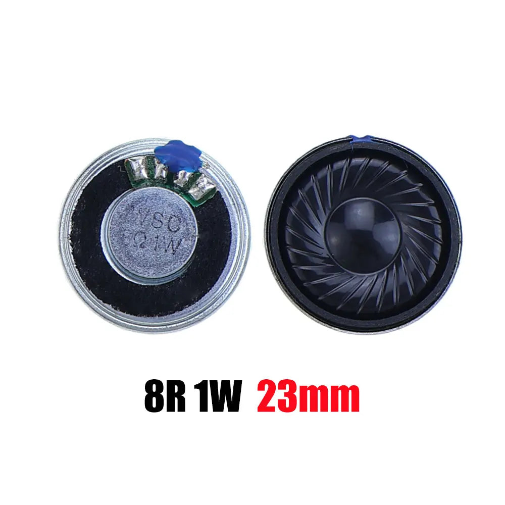 2PCS 8R 32R 0.5W 1W 2W Mini Speaker 8 Ohm 32 Ohm Loud Speaker Diameter 20mm 23mm 26mm 28mm 30mm 32mm 36mm 40mm 45mm Loudspeaker