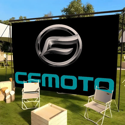 CFMoto Fashion Brand Motorcycle flag Art Sci Fi Room Home Decor Wall Mount Home Decor Banner