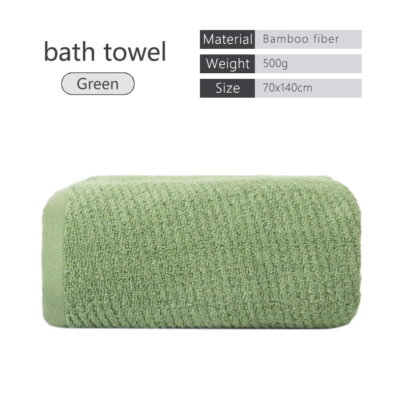 Bamboo Fiber Towels Sets Home Bath Towels for Adults Face Towel Thick Absorbent Luxury Bathroom Towels Hand Towels Quick Drying