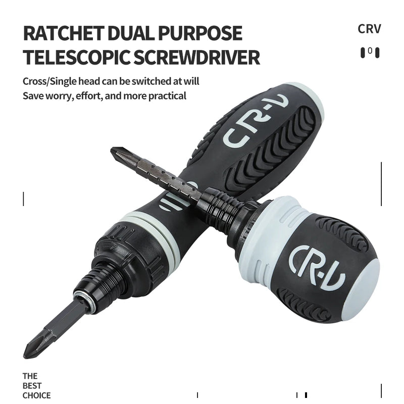 Ratchet screwdriver set multifunctional adjustable inner cross shaped triangular plum blossom shaped screwdriv High Hardness HOT