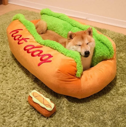 Warm Hot Dog Bed Removable Soft Lounger for Dog Large Hot Sale Washable Elastic Puppy Cat Pet House Sofa Indoor Dog Kennel