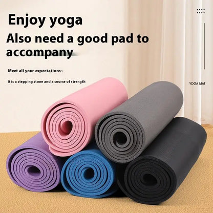【U】1PC Thick Yoga Mat Anti-skid Sports Fitness Mat 3MM EVA Comfort Foam Yoga Mat For Exercise Yoga And Pilates Gymnastics Mat