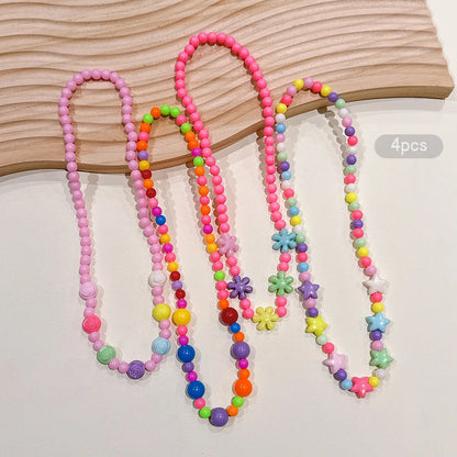 4 simple, versatile, sweet, cute, colorful and fashionable necklaces suitable for daily use