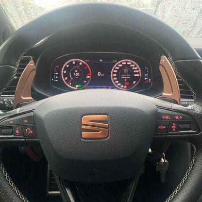 Paddle Shifter for Seat Alhambra Ateca Leon4 5F FR Cupra Car Steering Wheel Paddles Extend DSG Stickers for Seat Leon 2021 Mk4