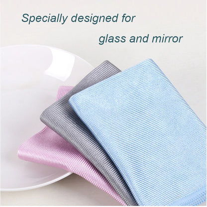 Car Glass Cleaning Tools Towel Chiffon Microfibres Voiture Absorbent Cloth Auto Glass Cleaning Towels Wash Car Cleaning Gadget