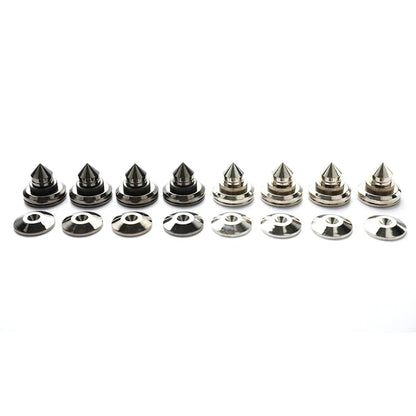 4 PCS 30*27mm speakers Stand Feet Foot Pad Pure copper silver loudspeaker box Spikes Cone Floor Foot Nail M28*26