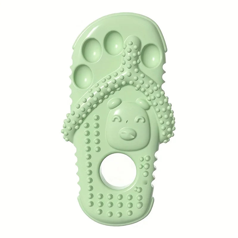 Dog Bite Slippers Toys Pets Biting Cats Dogs Protruding Points Grinding Cleaning Teeth TPR Voice Toys Food Clip Pet Toy Supplies