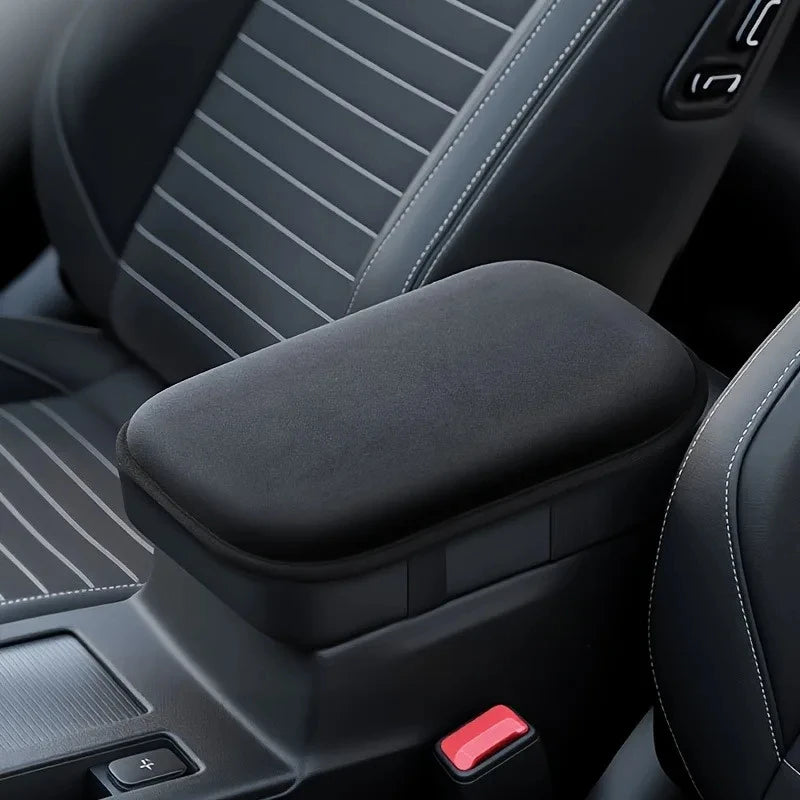 Car Armrest Pad Cool Sensation Heighten Central Console Cushion Soft Vehicle Interior Armrest Protective Cover Comfort Driving