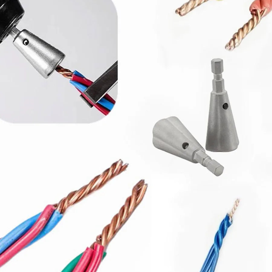 1PC Wire Twisting Tools Quickly Twister Electrician Artifact for Power Drill Drivers Twisted Connector Cable Device Multi-tool